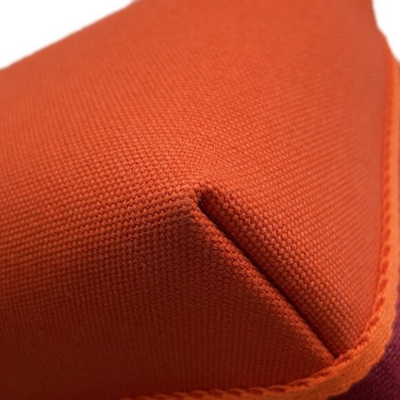 HERMES Brid a Black Size PM Canvas Feu/Bordeaux - Picture 9 of 9